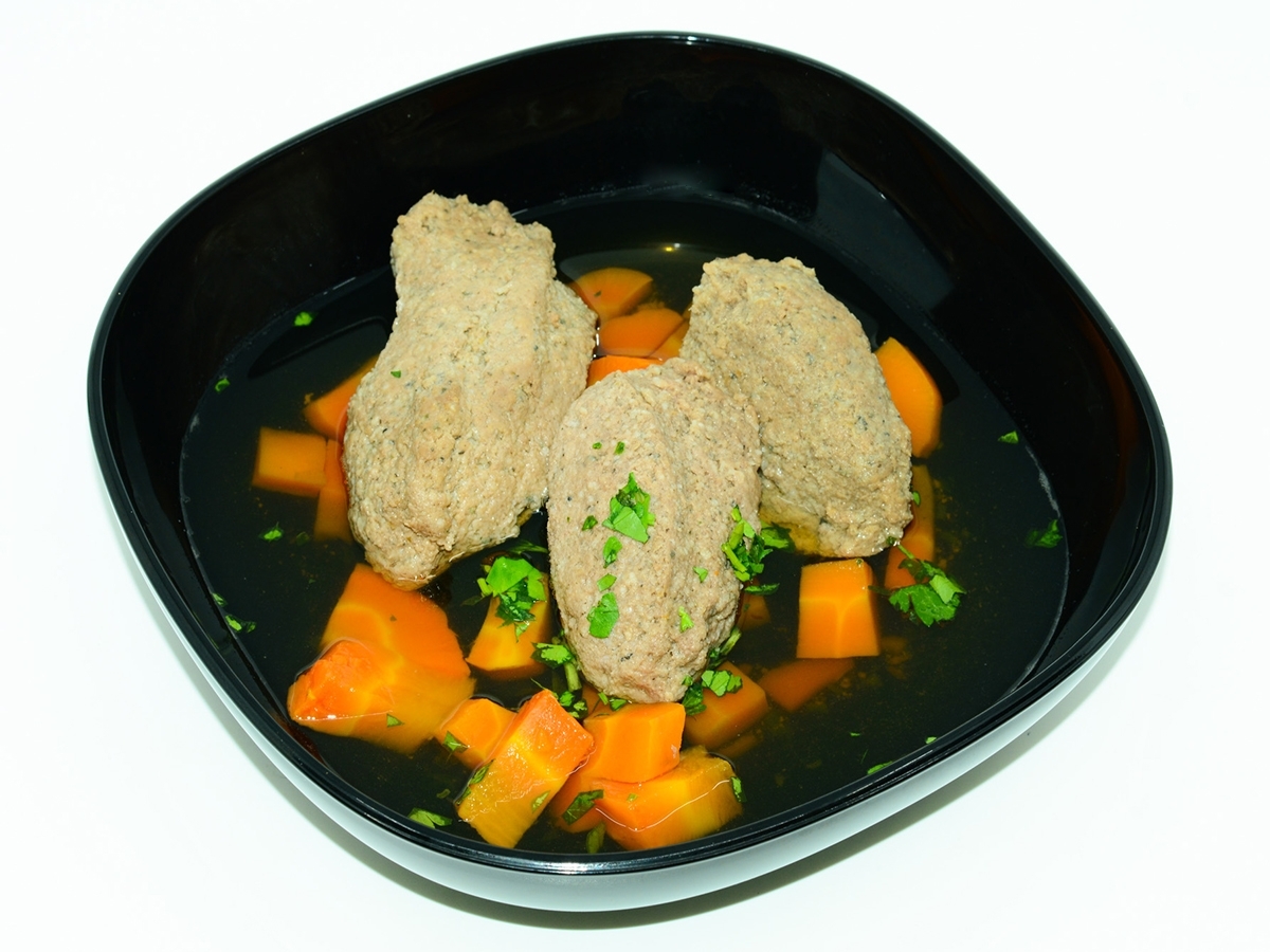 BREAD with liver dumpling soup BREAD with liver dumpling soup