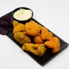 Rántott karfiol,rántott brokkoli tartárral PANÍR